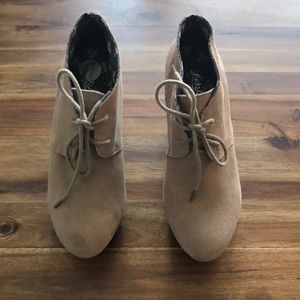 Luck Brand Wedge Booties